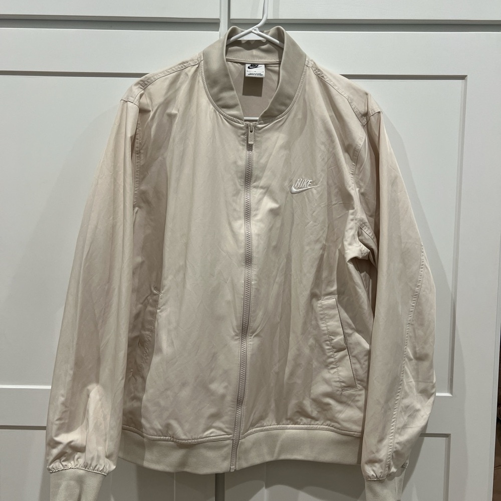 Nike Light Tan Bomber Jacket
